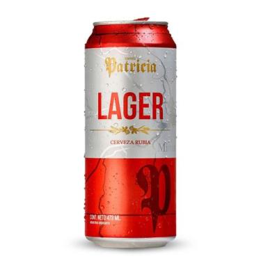 Imagem de Cerveja Patricia Lager 473Ml, Cerveja Uruguaia Tradicional, Dourado Br