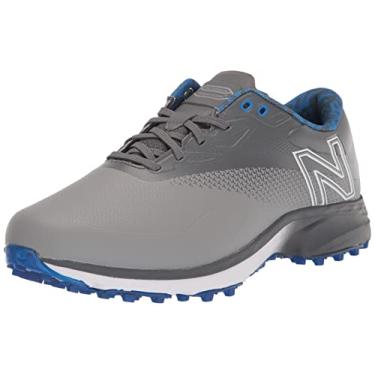 Imagem de New Balance Sapato de golfe masculino Fresh Foam X Defender Sl, Cinza/azul, 15