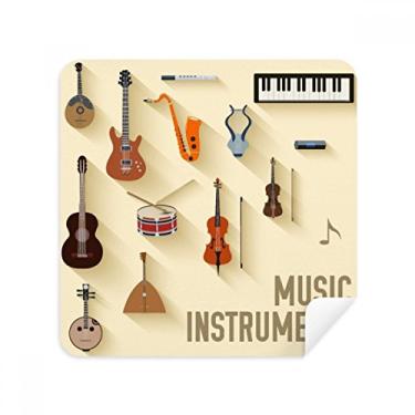 Imagem de Instrumentos musicais de combinação de óculos de limpeza, tecido de camurça, 2 unidades