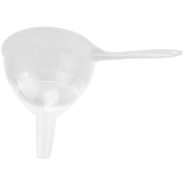 Imagem de Peneira De Plástico 12Cm Com Funil Encaixável Branco