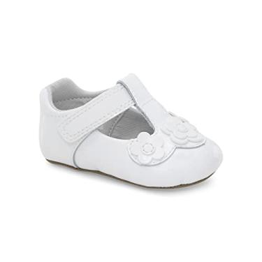Imagem de Stride Rite Sapato infantil unissex para berço Pw-nori, Patente branca, 1 Infant