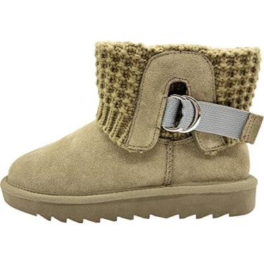 Imagem de ZEYIwearable Bota de neve feminina Onyx Genuine Sheepskin Surface, Amêndoa, 13