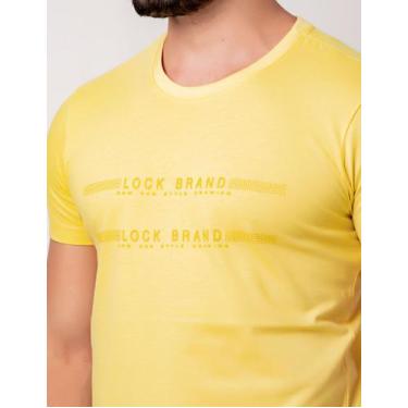 Imagem de Camiseta Gola Redonda Algodão Lock Brand