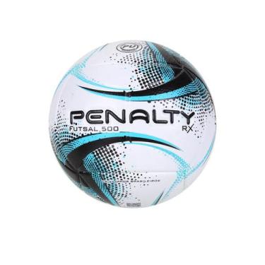 Imagem de Bola De Futsal Penalty Rx 500 Xxi - Branco E Azul