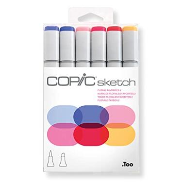 Imagem de Copic Conjunto de marcadores de esboço com álcool, tons de pele