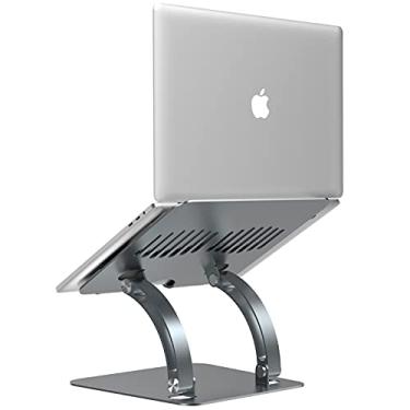 Imagem de GRSTREE Suporte para laptop, suporte de computador para mesa, suporte ergonômico de alumínio para laptop compatível com MacBook, Air, Pro, Dell XPS, Samsung, todos os laptops de 11 a 16 polegadas -