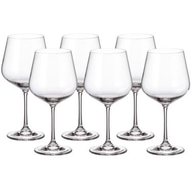 Imagem de Conjunto de Taças para Vinho Burgundy Bohemia Strix 600ml - 6 Peças