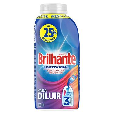 Imagem de Detergente Líquido Para Diluir Brilhante Limpeza Total 500ml
