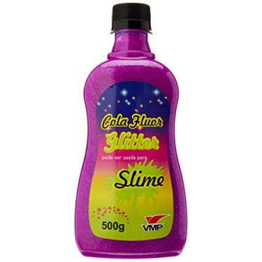 Imagem de Cola Color Fluo Gli 500G Cor Unica Caixa C/6 Roxo