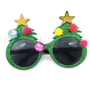 Imagem de Óculos De Sol De Férias Adereços De Cabine De Fotos De Natal Óculos De Árvore De Natal Armação De Óculos De Natal Cosplay De Natal De Papai Noel Itens Decorativos Roupas