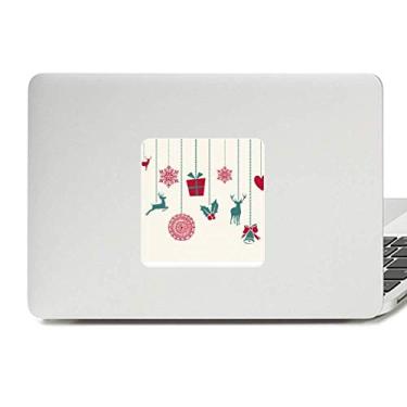 Imagem de Adesivo de Natal de alce floco de neve coração festival decalque vinil paster laptop decoração PC