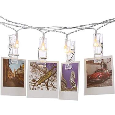 Imagem de Varal Cordão Decorativo Com Led P/Fotos E Recados 1,80 M