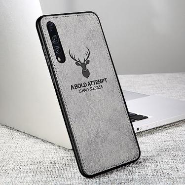 Imagem de Capa de telefone de pano para Huawei Mate 10 20 30 40 Pro P20 P30 P40 Pro Honor 10 Lite 10i 20 V30 Nova 7 Capa de silicone à prova de choque, cinza, For Honor 20