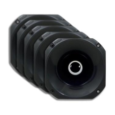 Imagem de Kit 10 Cornetas Plásticas Curta LC14-50 - Preta