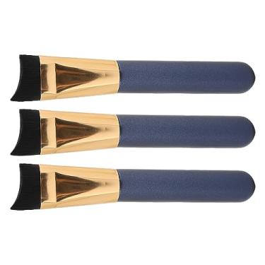 Imagem de Pincéis de Maquiagem, Pincel de Base 3pcs Ergonômico para Base Líquida BB Cream