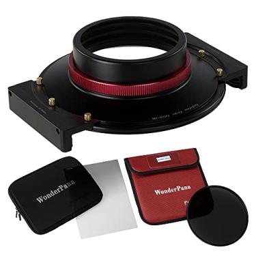 Imagem de Kit WonderPana FreeArc XL Essential ND32 0.6SE – Suporte de filtro central, tampa de lente, suportes WP80, 0,6 Soft Edge Grad ND e filtros ND32 de 186 mm para lente Canon EF 11-24mm f/4L USM (armação