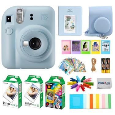 Imagem de Fujifilm Pacote de câmera instantânea Instax Mini 12 com acessórios (azul pastel)