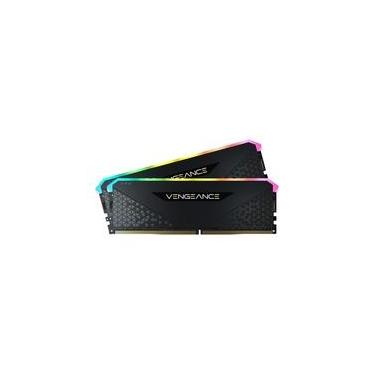 Imagem de Memória RAM Corsair Vengeance RGB RS, 16GB (2x8GB), 3600MHz, DDR4, CL18, Preto - CMG16GX4M2D3600C18