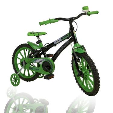 Imagem de Bicicleta Infantil Aro 16 Athor Baby Lux A10 Masculina Verde - Athor B