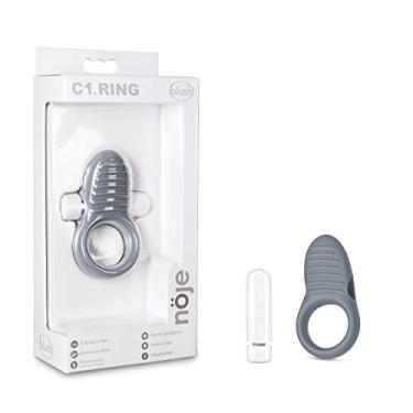 Imagem de Blush Noje C1 – Anel de pênis suave de silicone púria vibratório recarregável com 10 funções – flexível, confortável, elástico – brinquedo sexual para casais em posições sexuais divertidas – ardósia