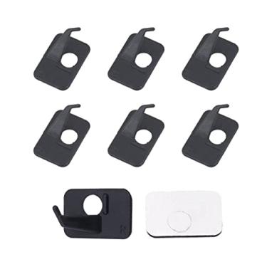 Imagem de SOPOGER 6 peças de plástico para descanso de flecha preto recurvo arco descanso de flecha adesivo traseiro caça tiro acessório de mira para mão direita ou esquerda (mão direita)