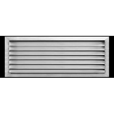 Imagem de HVAC Premium 81 cm L x 40,6 cm A - Ventilação externa de alumínio para paredes e espaço de rastejamento - Grade de ar resistente ao clima com tela de tela - [Dimensões externas 85 cm L x 44 cm A]