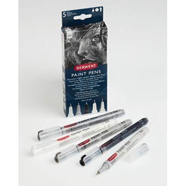 Imagem de Derwent, Kit com 5 canetas Paint Pen 0,5mm - Paleta de cor #04, Kit com 5, 2305521