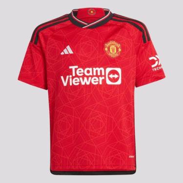 Imagem de Camisa Adidas Manchester United Home 2024 Juvenil