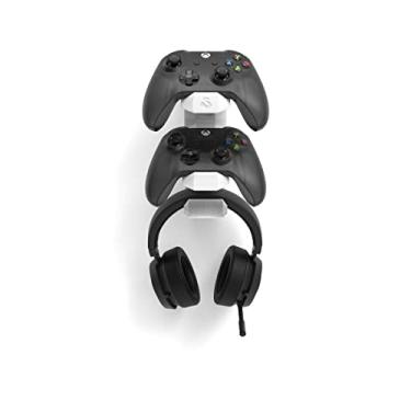 Imagem de Suporte De Parede P/ 2 Controles Xbox One S Headset Gamer