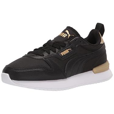 Imagem de PUMA Tênis feminino R78, Puma - Puma - Preto - Puma Team Gold, 5.5