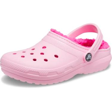 Imagem de Sandália crocs classic lined k flamingo