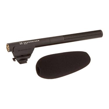 Imagem de SENNHEISER Microfone profissional Shotgun com conector XLR-3 para 3,5 mm para câmera de vídeo/filmadora, preto (505453)