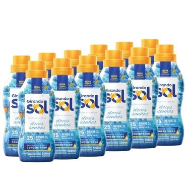 Imagem de Caixa de Amaciante (Coco e baunilha, doce sonhos, Hipoalergênico etc..) 12 Unidades de 500 ml cada - Girando Sol (Doces Sonhos)