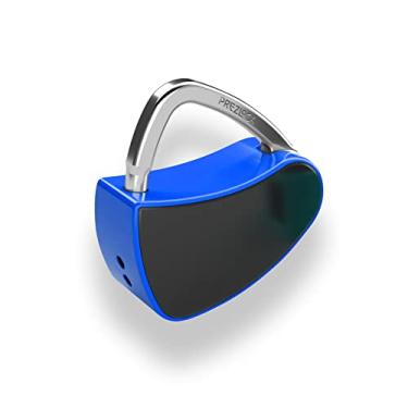 Imagem de Cadeado de impressão digital, cadeado inteligente com biometria sem chave, várias impressões digitais, cadeado elegante e compacto, adequado para academia, mochila, esportes, escola, armazenamento