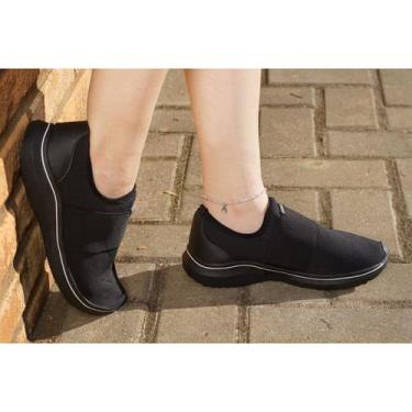 Imagem de Tênis Meia Masculino  Slip On Sem Cadarço Action Flex Original Com Elá