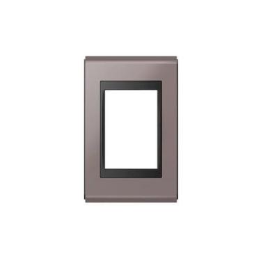 Imagem de  refinatto placa 4x2 3 posições concept preto/champagne  - weg