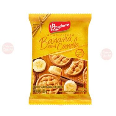 Imagem de Biscoitos Amanteigados Atacado Bauducco Sache Banana 400Und