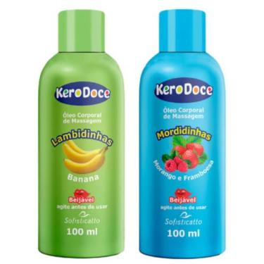 Imagem de Óleos de massagem íntima beijável Banana Framboesa Kero Doce - Sofisti