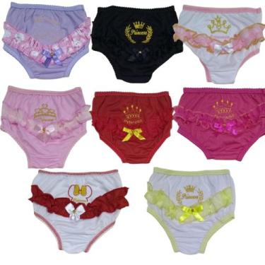 Imagem de Calcinha Bunda Rica Bebê Menina - Duda Baby Shop, Pink