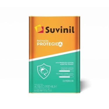 Imagem de Tinta AcrÍlica 18l Fachada Protegida Fosco Suvinil - Branco Neve - SUV