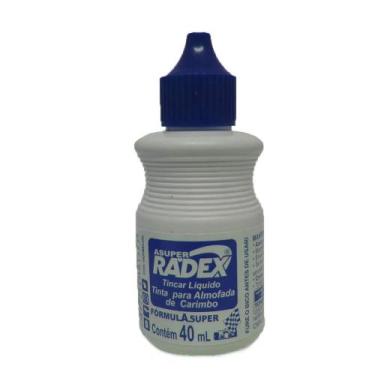 Imagem de Tinta Para Almofada de Carimbo Alto Rendimento 40ml - Radex, AZUL