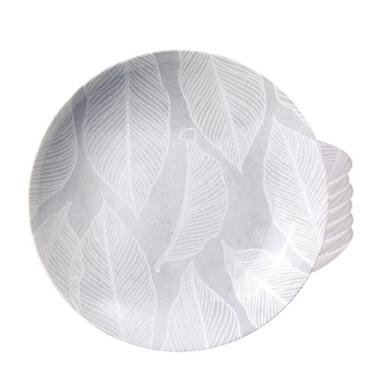 Imagem de Jogo Kit 6 Pratos Fundo 21cm Porcelana Tramontina Arbo Sopa