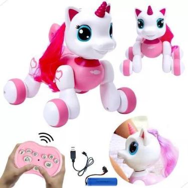 Imagem de Robô Unicórnio Controle Remoto Pet Recarregável Lançamento - Toys