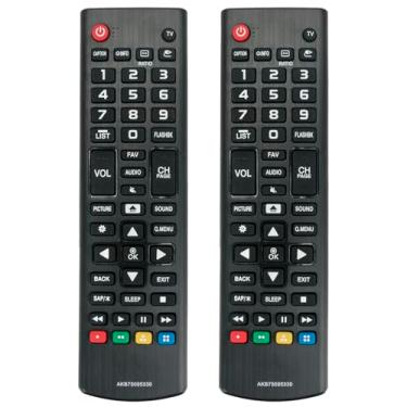 Imagem de Pacote com 2 AKB75095330 para LG LCD LED HDTV AGF78667001 43LJ5000 28LJ430BPU 28LJ400BPU 24LH4830 32LJ500B 43LJ500M 28LJ400B 28LJ400B 2 8MT42D F 24LH4830-PU 28LJ430B 28MT42DF 28LJ400B 28LJ400B-PU