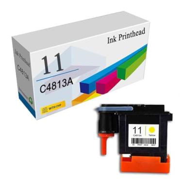 Imagem de YIZHIYZ 11 cabeças de impressão C4810A C4811A C4812A C4813A cabeça de impressão de tinta compatível com HP 20PS 50PS 70 100Plus 110 110Plus 111 120 120NR 500 500PS 800PS 815mfp K850 K850 K850 850DN