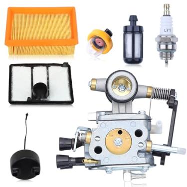 Imagem de Atunee Kit de carburador 4224-120-0651 para serra de corte de concreto Stihl TS700 TS800, carburador TS700, serve para Tillotson HS314A HS-314A HS-314A com tampa de óleo, filtro de ar, vela de ignição
