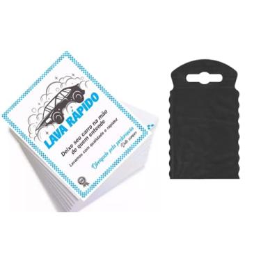 Imagem de kit 100 tapetes Lava Rápido Lavajato + 25 lixeiras tnt