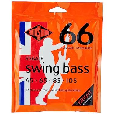 Imagem de Rotosound Cordas para baixo RS66LF Swing Bass 66 de aço inoxidável (45 65 85 105)