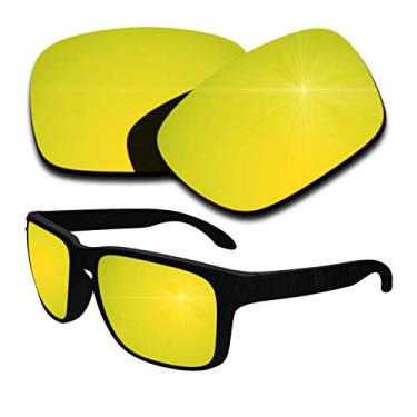 Imagem de Pazzer By Lentes de reposição polarizadas para RB4165 54 mm Justin - revestimento espelhado dourado 24K