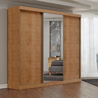 Imagem de Guarda Roupa 3 Portas de Correr Com Espelho Linha Firenze - Finestra M